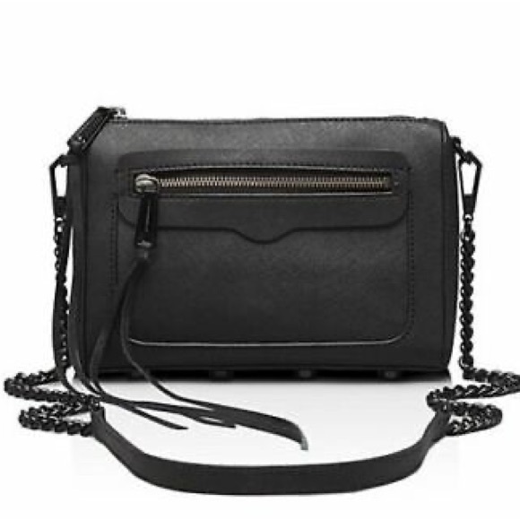 Rebecca Minkoff Handbags - 100% genuine leather NEW black studded Rebecca Minkoff crossbody